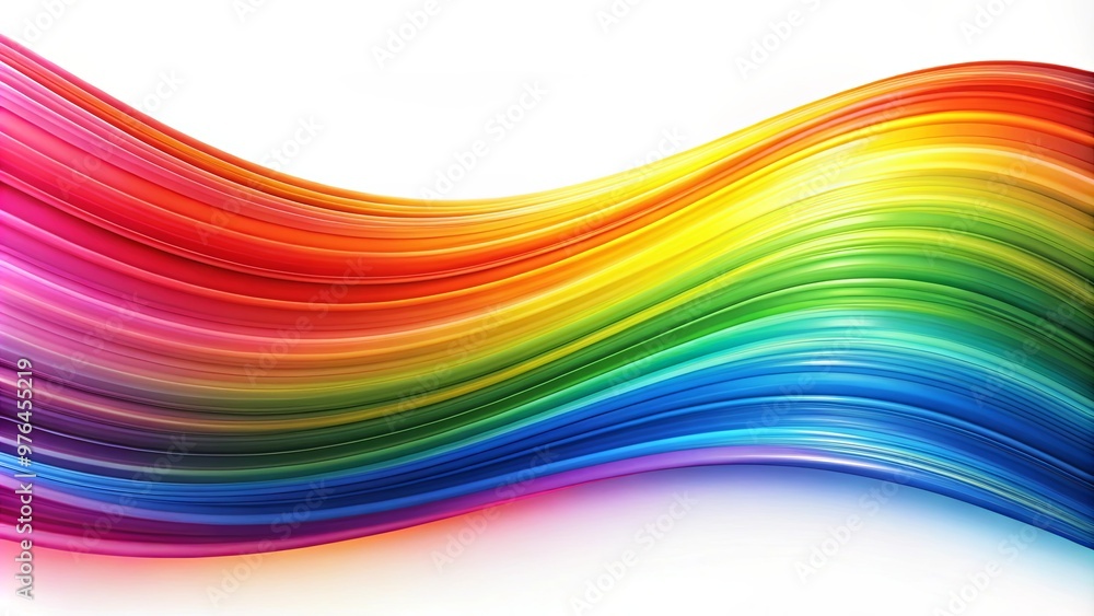 Colorful abstract background of a rainbow wave Colorful abstract background of a rainbow wave