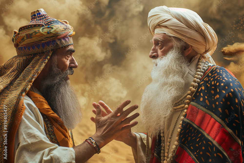 Moses Vs Ramses Foto de Moses and Ramses II in a Biblical Debate about the Liberation ...
