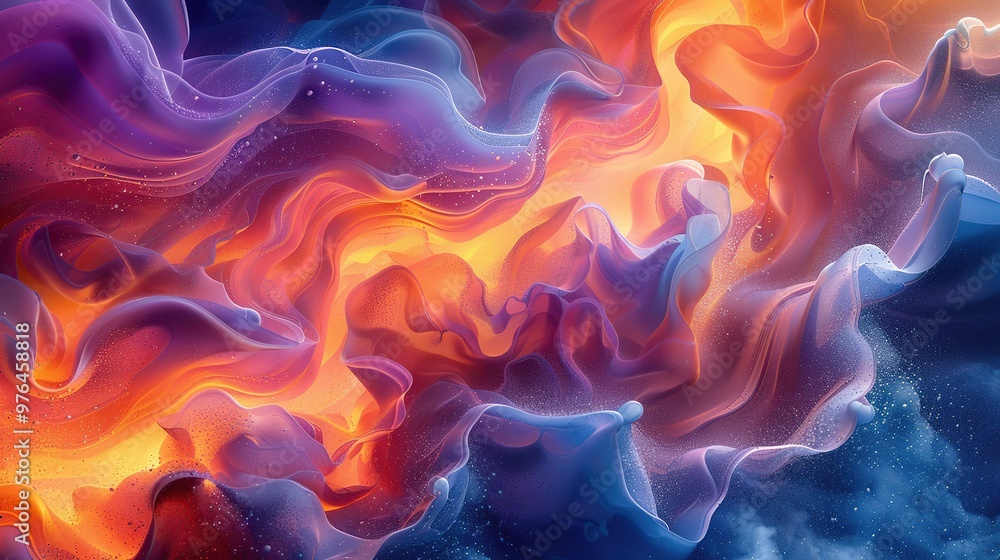 Vibrant Psychedelic Abstract Image with Complex Patterns and Bold Color Scheme Vibrant Psychedelic Abstract Image with Complex Patterns and Bold Color Scheme
