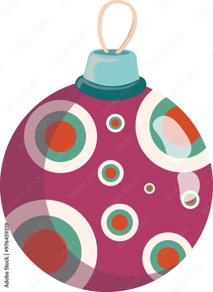 Christmas tree ball ornaments illustration Christmas tree ball ornaments illustration