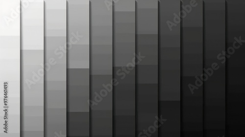 Wallpaper Mural Abstract Gray Scale Background with Geometric Shapes Torontodigital.ca