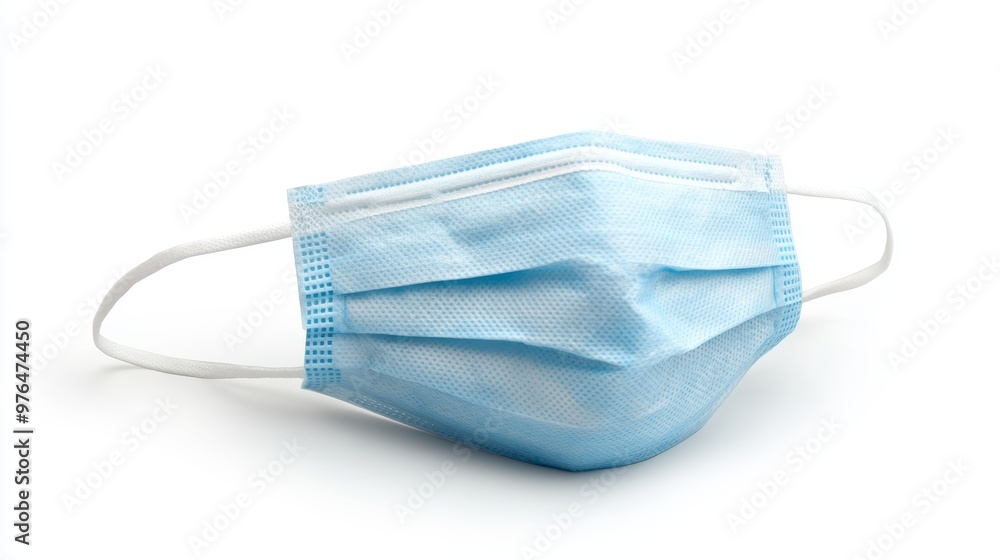 Medical protective mask on white background Prevent Coronavirus protection factor for wuhan virus Medical protective mask on white background Prevent Coronavirus protection factor for wuhan virus