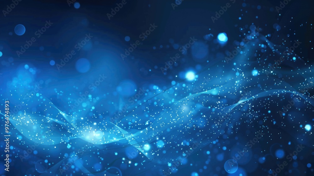 Abstract blue background with dots and lines. Abstract blue background with dots and lines.