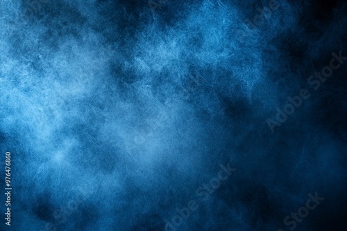 Amazing Dark Blue Light Blur Gradient With Noise Grain Textured, Good For Flyer, Poster , ai