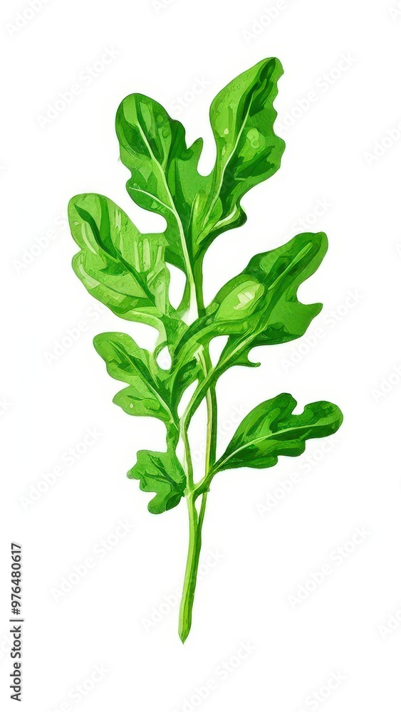 Fototapeta premium the AI Image Generator, fresh parsley isolated