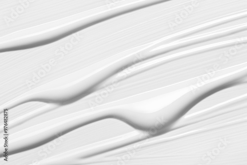 Bild auf Leinwand White cosmetic cream background