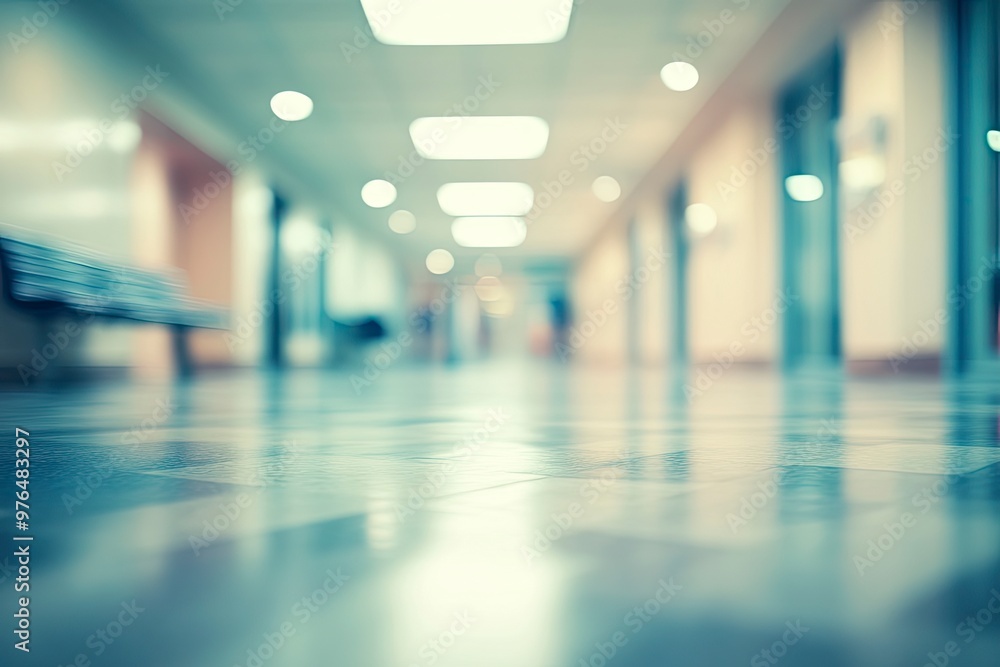 custom made wallpaper toronto digitalAbstract blur hospital clinic medical interior background stock photo Office, Backgrounds, Medical Clinic, Defocused, Hospital , ai