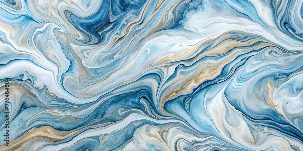 Beautiful marble paint texture background with elegant swirls in various shades of blue, white, and grey Beautiful marble paint texture background with elegant swirls in various shades of blue, white, and grey