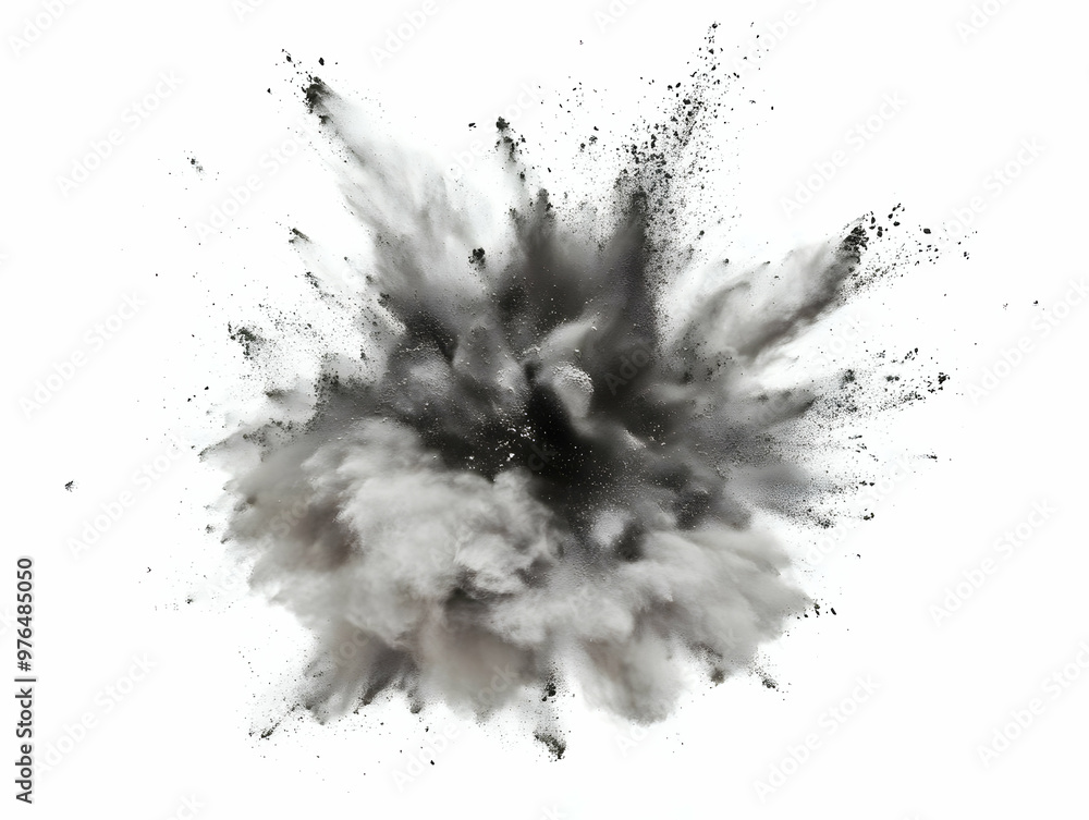 Dynamic explosion cloud with swirling dust and smoke, creating an impactful visual element for various creative projects. Dynamic explosion cloud with swirling dust and smoke, creating an impactful visual element for various creative projects.