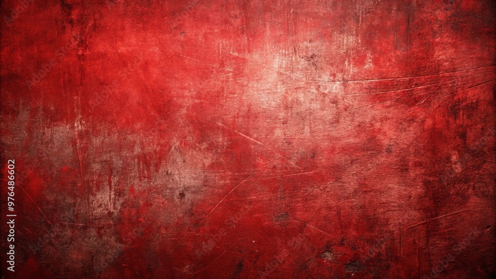 Obraz premium Vintage red metal background with scratched texture