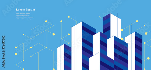 幾何学 抽象 建築 テクノロジー ビジネス 背景