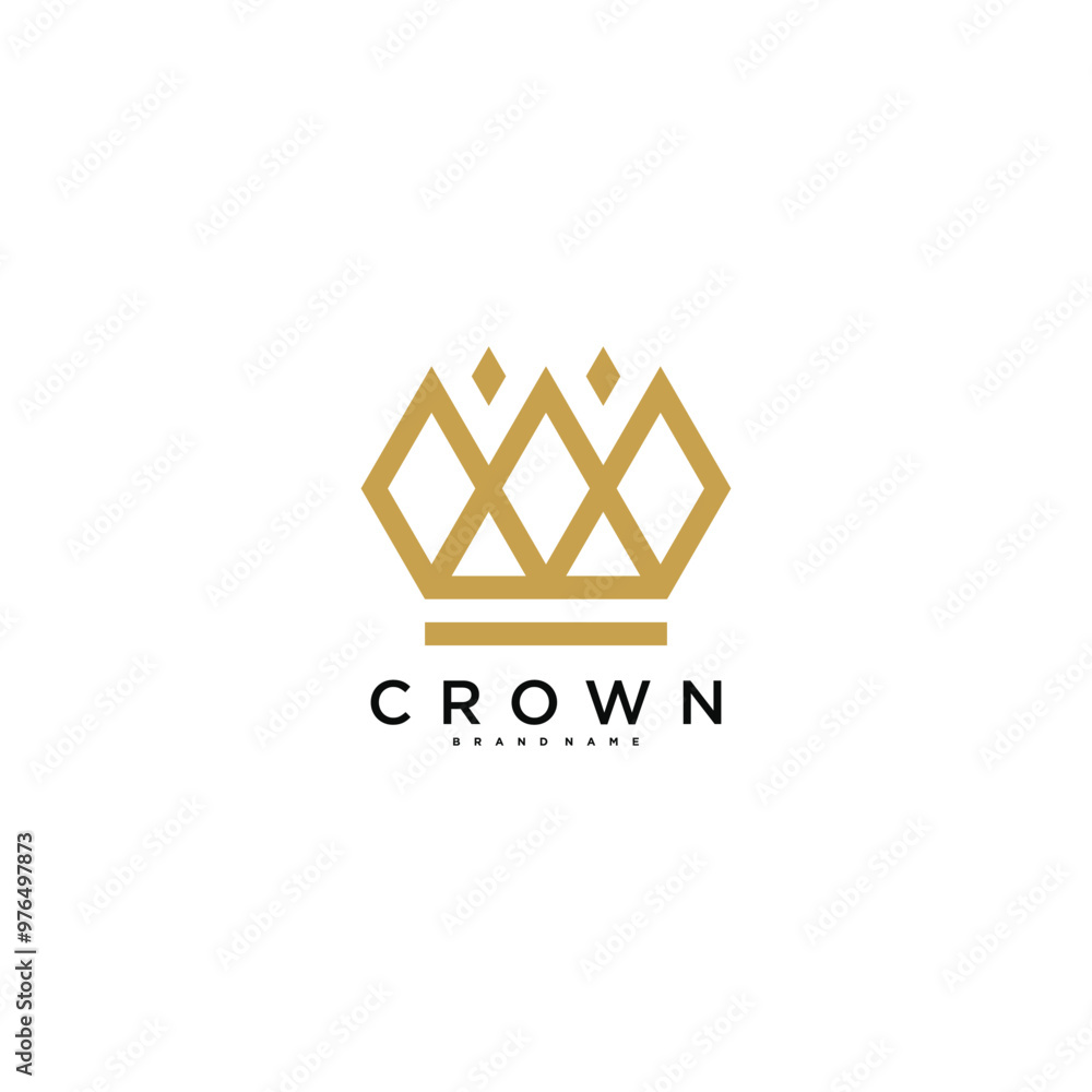 Creative abstrack crown logo design. Premium Vector Creative abstrack crown logo design. Premium Vector