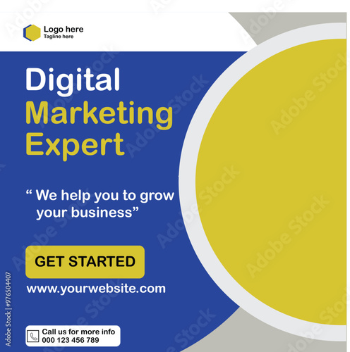 digital marketing expert social media post design