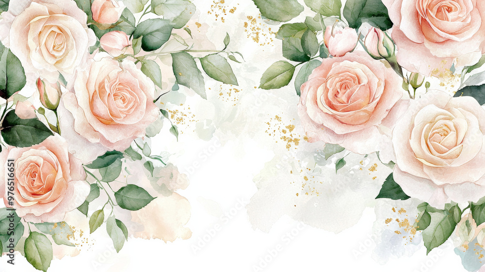 Fototapeta Rosy Curtain