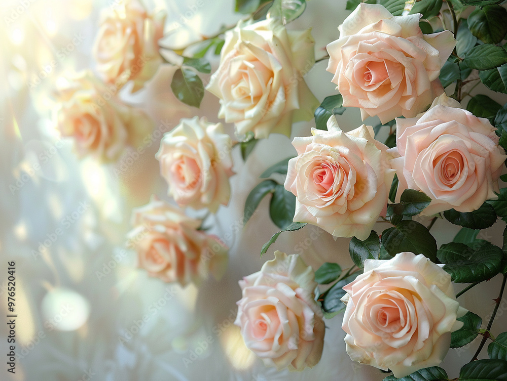 roses on wall roses on wall