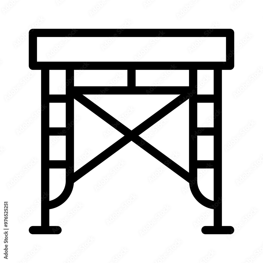 scaffold line icon scaffold line icon