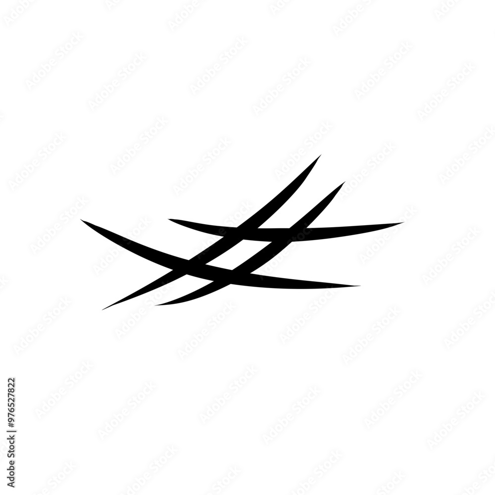 black wound scratch icon black wound scratch icon