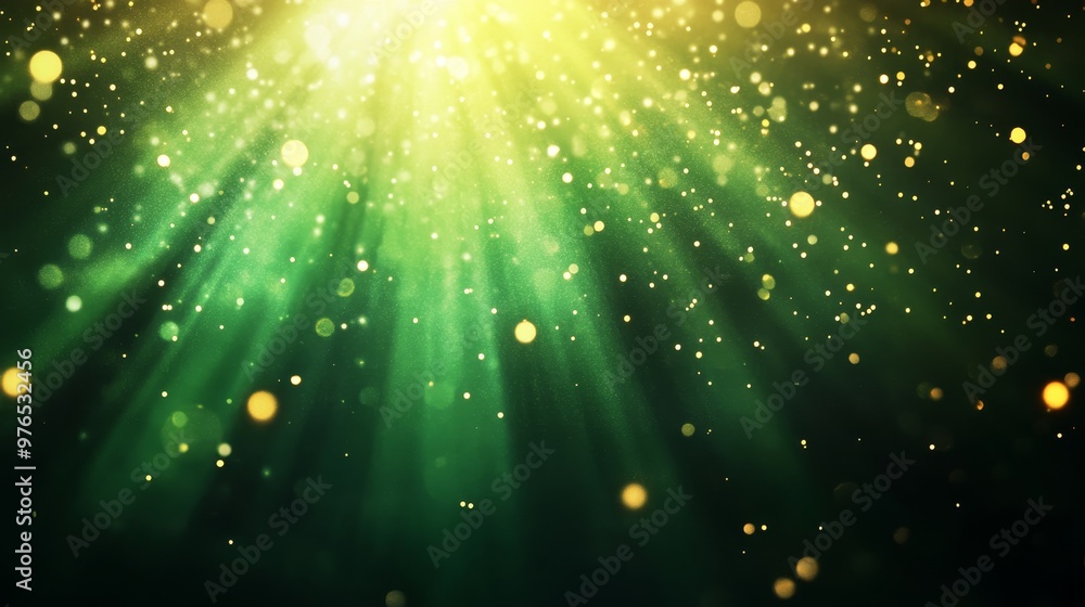 A vibrant background with a bright green and gold light burst, symbolizing energy, hope, nature, celebration, and magic. A vibrant background with a bright green and gold light burst, symbolizing energy, hope, nature, celebration, and magic.