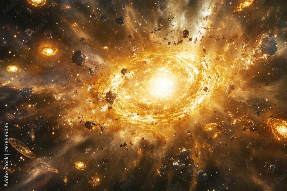 Cosmic explosion: Big Bang marks the origin of the universe, that set ...