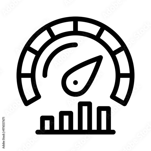 KPI line icon