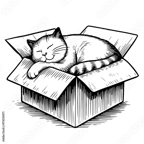 Lazy Cat Activity Illustration Coloring Book 