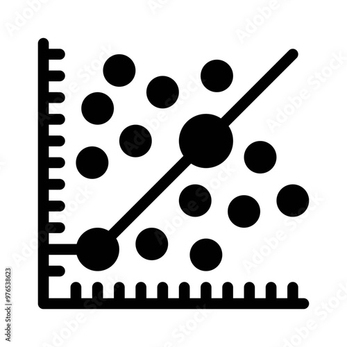 scatter plot glyph icon
