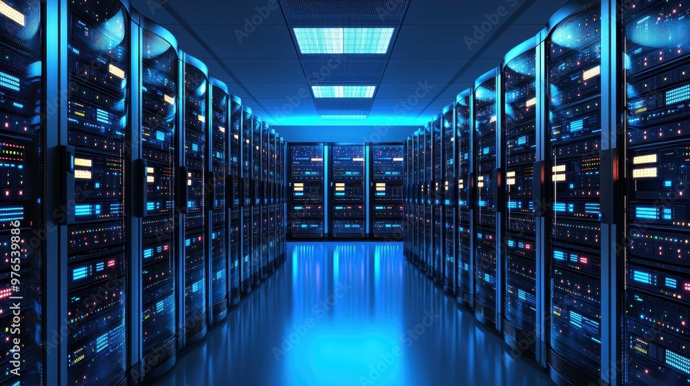 Server Room Data Center Technology Network Infrastructure Server Room Data Center Technology Network Infrastructure