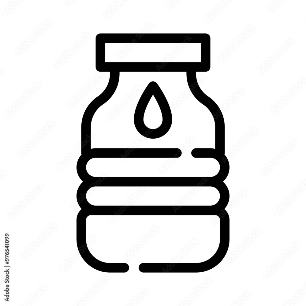 water bottle line icon water bottle line icon