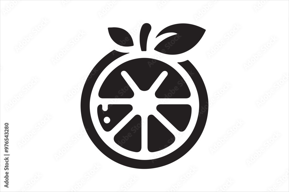 Orange Logo Icon Vector Art & Illustration Orange Logo Icon Vector Art & Illustration