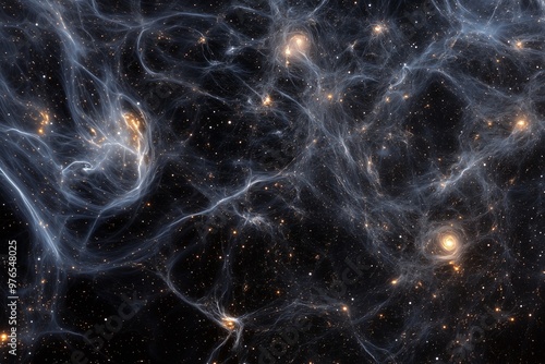 Cosmic Web of Galaxies photo