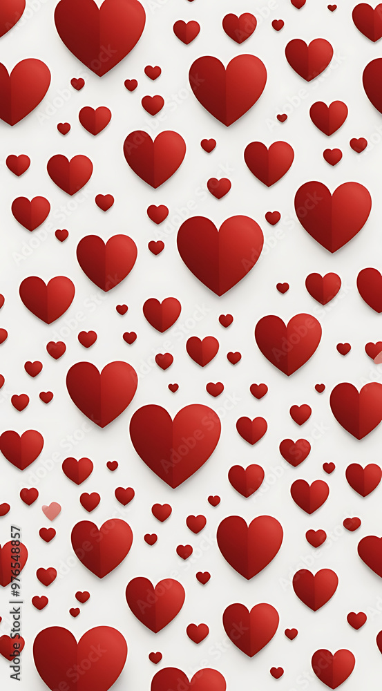 A minimalist red heart icon, isolated on a plain white background. Ideal for love-themed designs, healthcare branding, or charity concepts A minimalist red heart icon, isolated on a plain white background. Ideal for love-themed designs, healthcare branding, or charity concepts