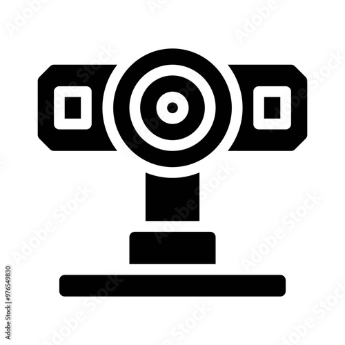webcam glyph icon