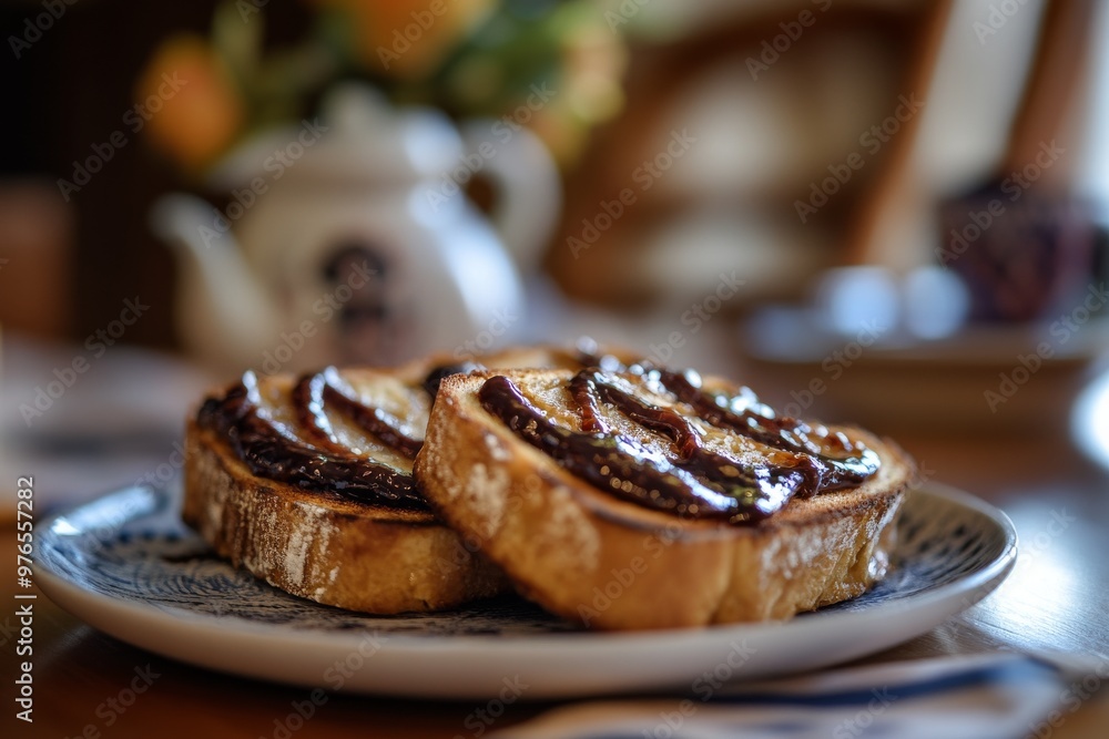 Vegemite on Toast, A savory spread made from yeast extract Vegemite on Toast, A savory spread made from yeast extract