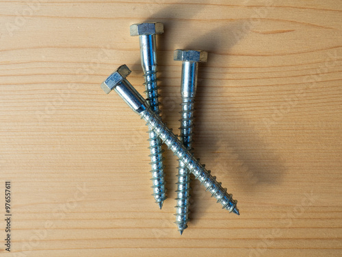 Quadro em tela Galvanized hex steel lag bolts