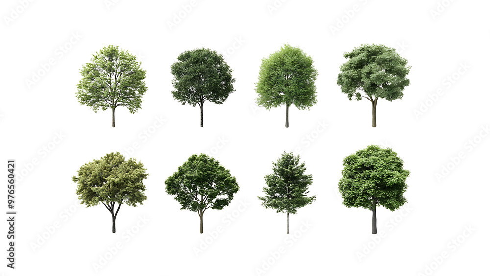 Fototapeta premium tree isolated on white background