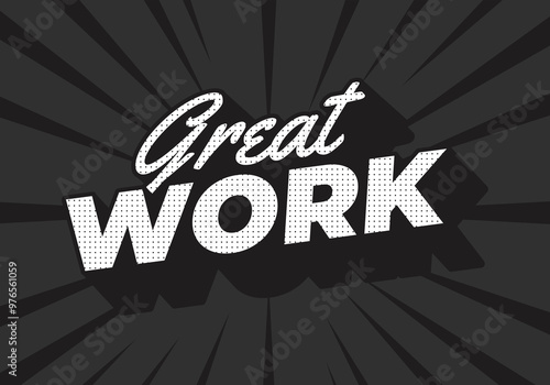 Great work. Text effect in 3D style with good colors