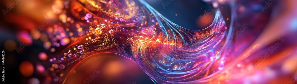Glowing fractals in neon colors, abstract techinspired wallpaper, vibrant and dynamic Glowing fractals in neon colors, abstract techinspired wallpaper, vibrant and dynamic