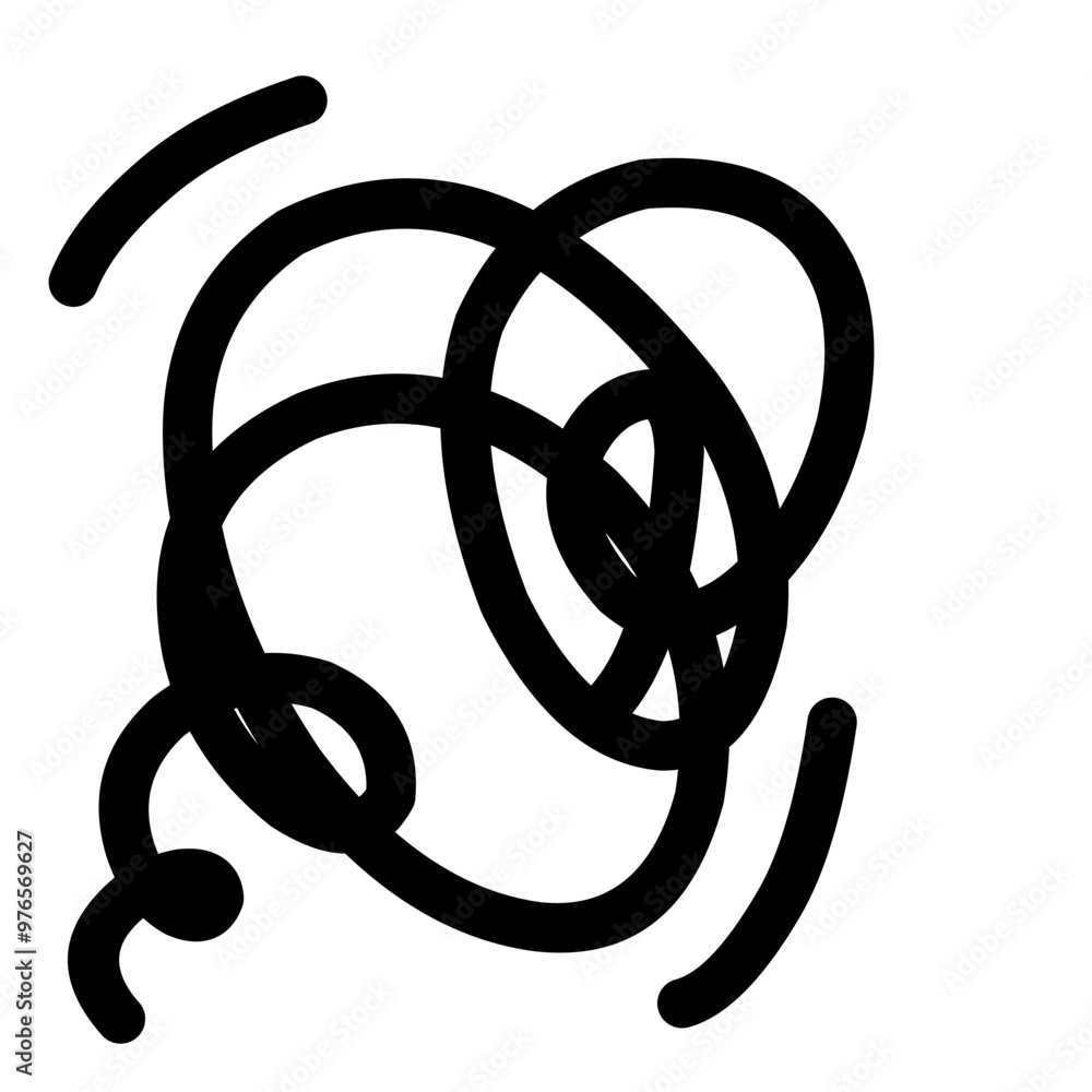 Comic spiral scribble icon, Funny retro squiggle curve lines, wind swirl flow, scribble circle whirlpool. Characters expression of doubt in comic book style vector illustration Comic spiral scribble icon, Funny retro squiggle curve lines, wind swirl flow, scribble circle whirlpool. Characters expression of doubt in comic book style vector illustration