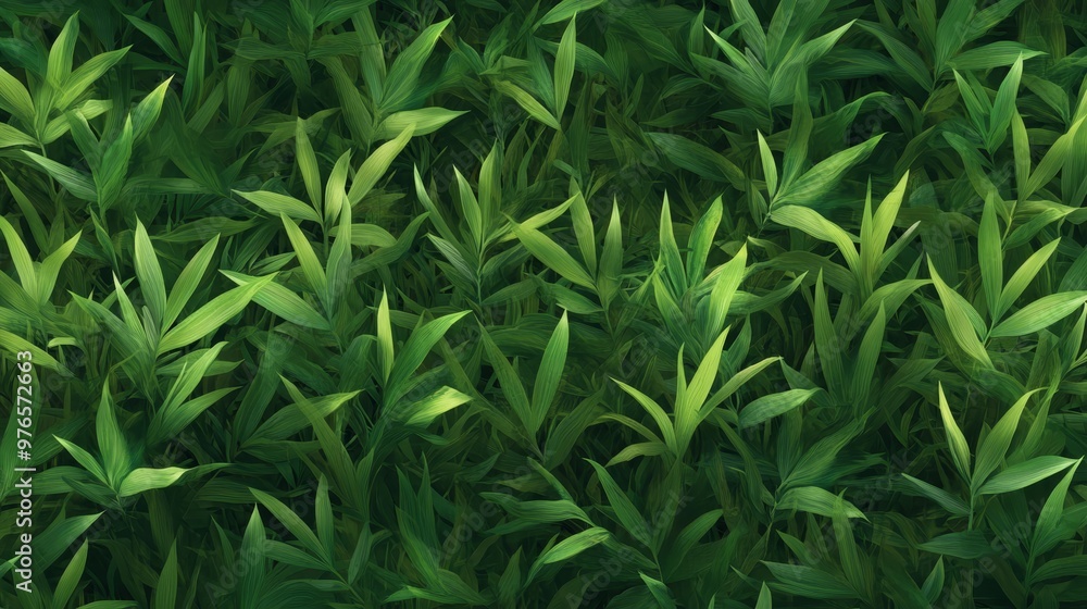 Lush Green Foliage Seamless Pattern Background Texture Lush Green Foliage Seamless Pattern Background Texture