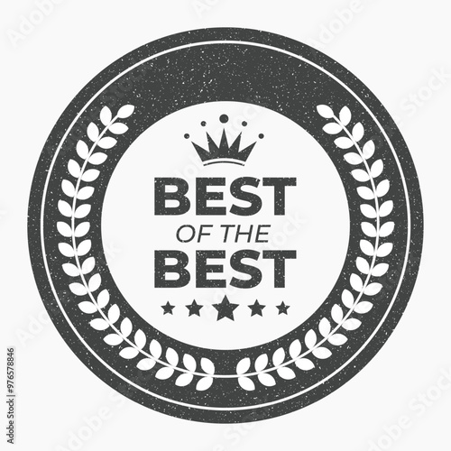 Best of the best badge design