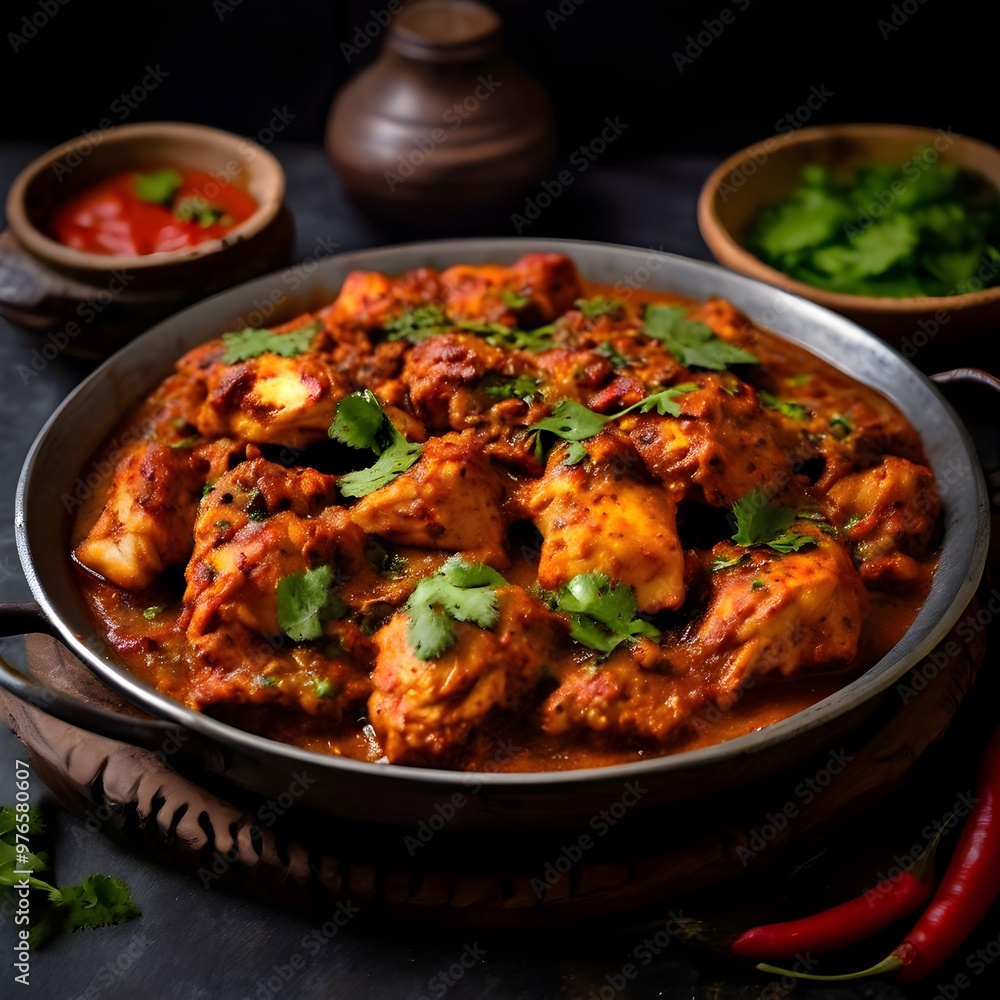 chicken curry cooked and vegetables chicken curry cooked and vegetables