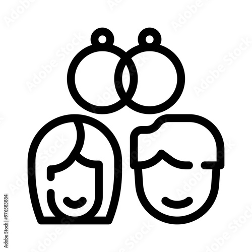 ceremony line icon