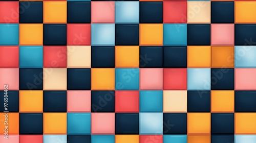 Colorful Geometric Pattern Background Texture