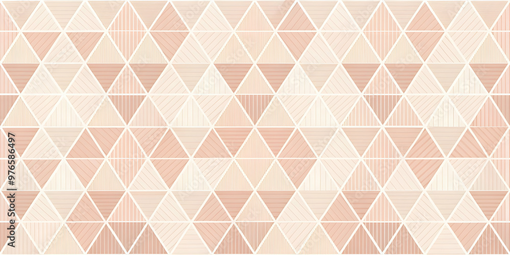 Pink and White Geometric Triangle Pattern: This seamless pattern features a delicate and stylish arrangement of pink and white triangles, creating a subtle yet sophisticated design. Perfect for backgr Pink and White Geometric Triangle Pattern: This seamless pattern features a delicate and stylish arrangement of pink and white triangles, creating a subtle yet sophisticated design. Perfect for backgr