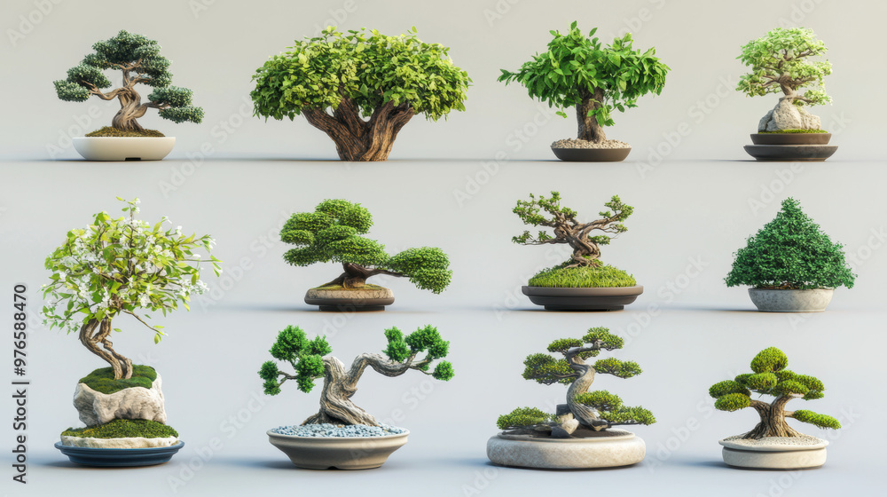 Bonsai Trees Collection. Bonsai Trees Collection.