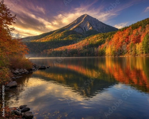 mountain in autumn
