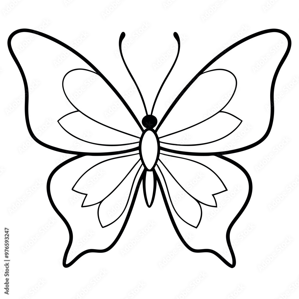 Butterfly vector illustration.
Butterfly vector illustration.