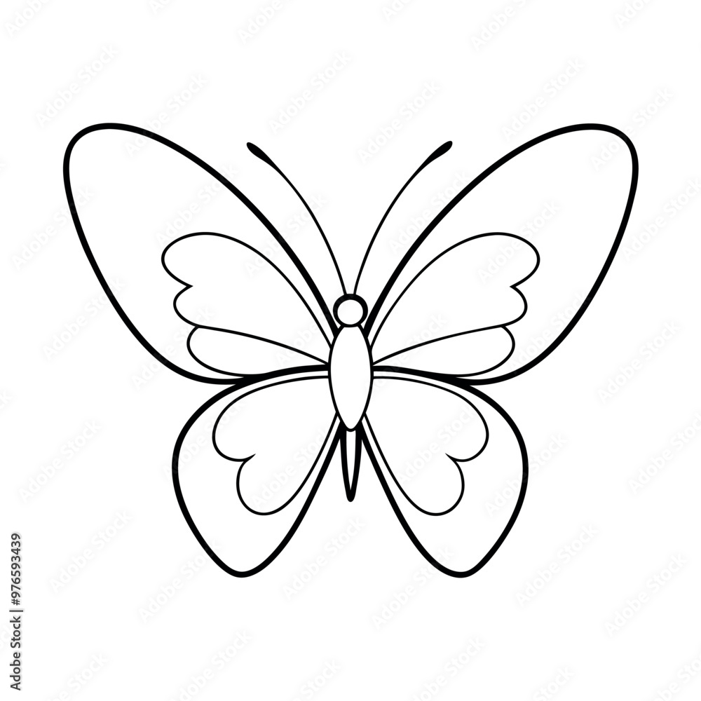 Butterfly vector illustration.
Butterfly vector illustration.