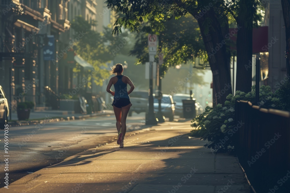 Early Morning Jogger Early Morning Jogger