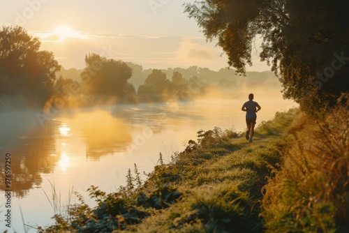 Morning Jog by the River